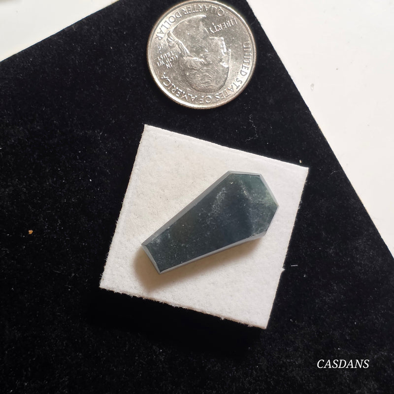 Grape Agate Coffin Cabochon
