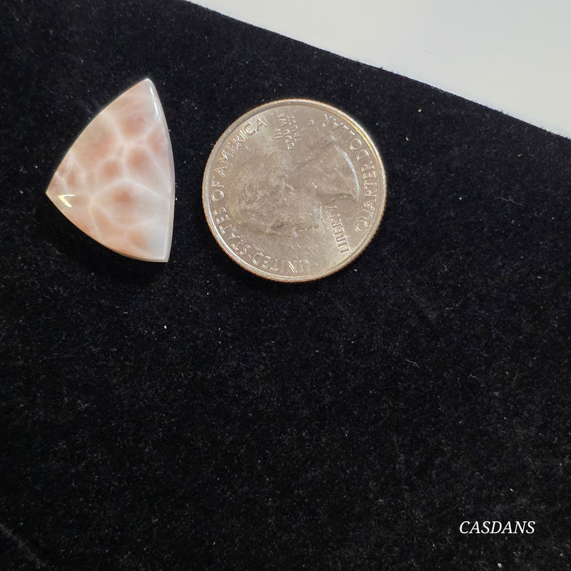 Pink Natrolite Cabochon