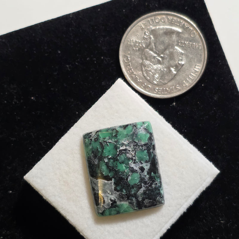 Black Bridge Variscite Cabochon