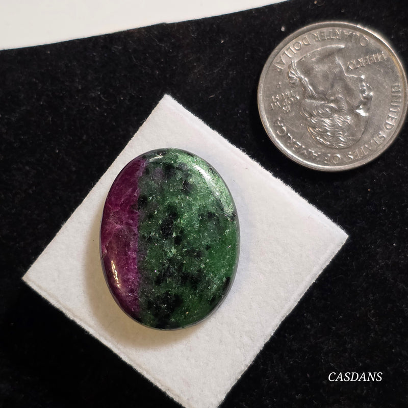 Ruby Zoisite Cabochon
