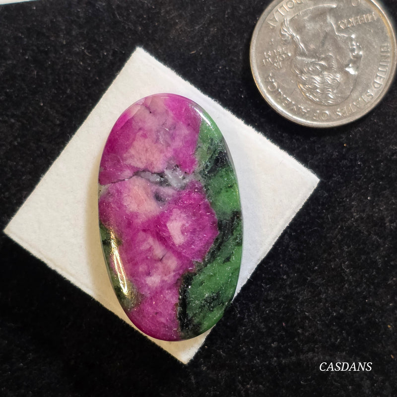 Ruby Zoisite Cabochon