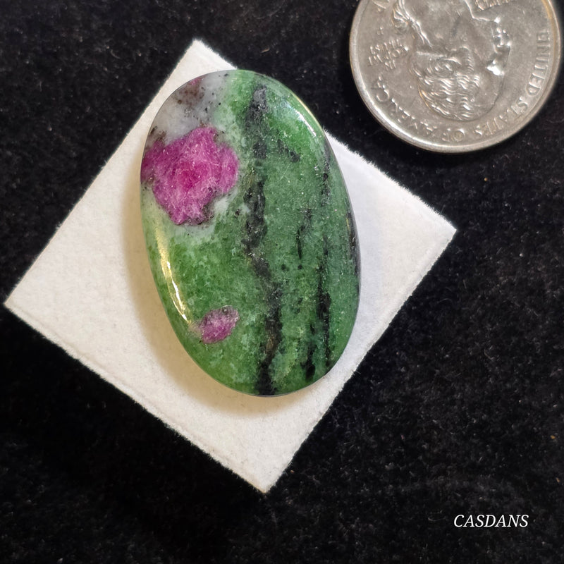Ruby Zoisite Cabochon