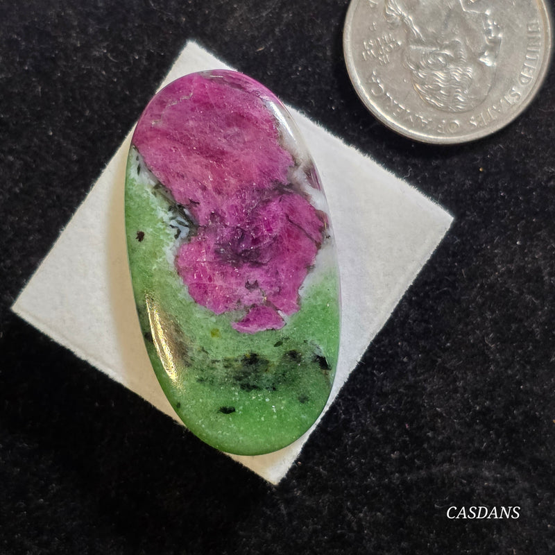 Ruby Zoisite Cabochon