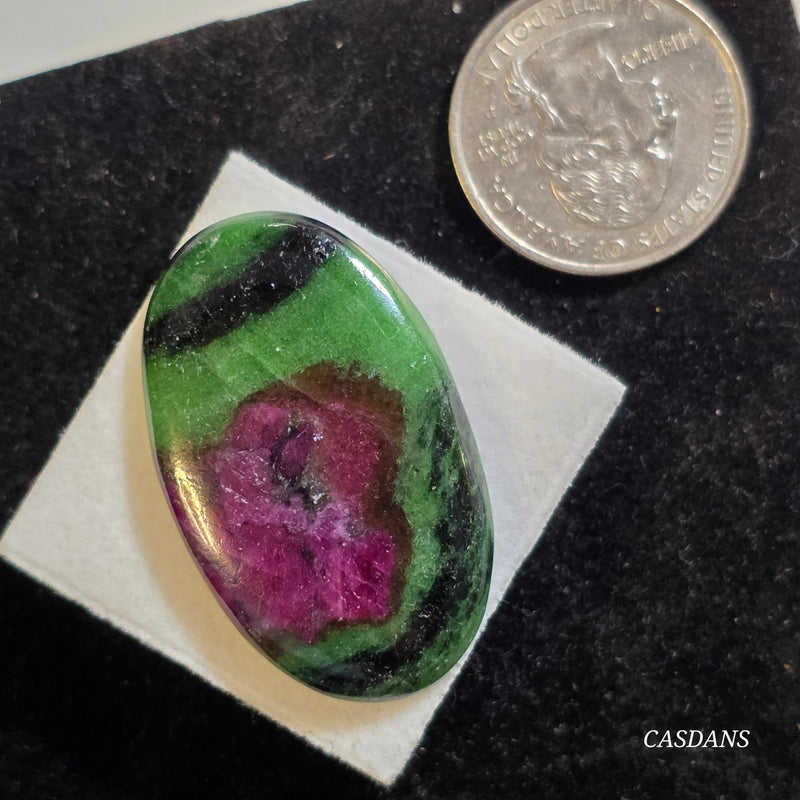 Ruby Zoisite Cabochon