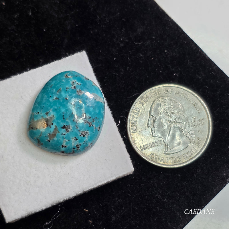 Kingman Stillwater Blue Turquoise Cabochon