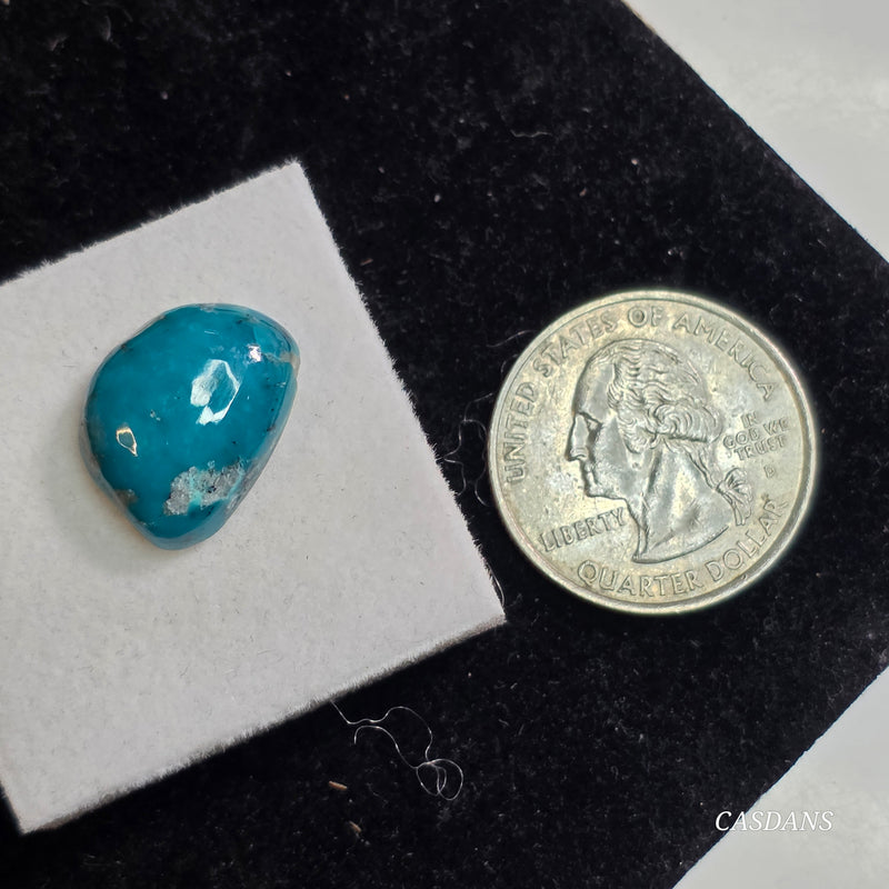 Kingman Stillwater Blue Turquoise Cabochon