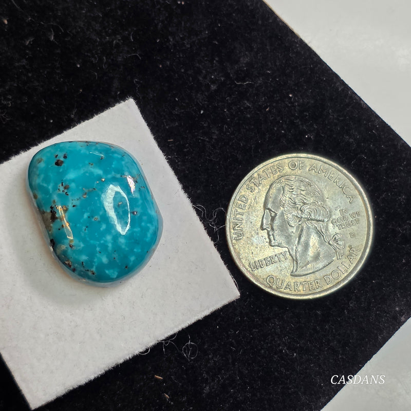 Kingman Stillwater Blue Turquoise Cabochon