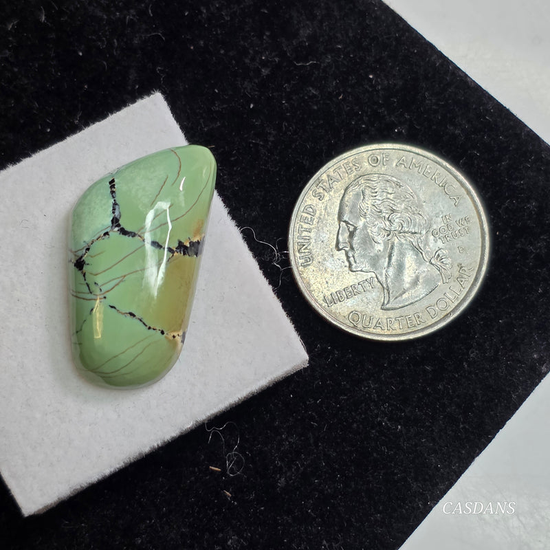 Polychrome Hubei Turquoise Cabochon