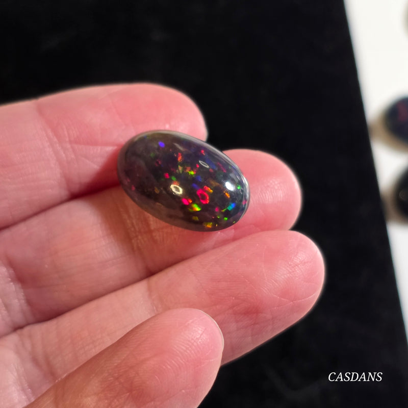 Smoked Ethiopian Opal Cabochon