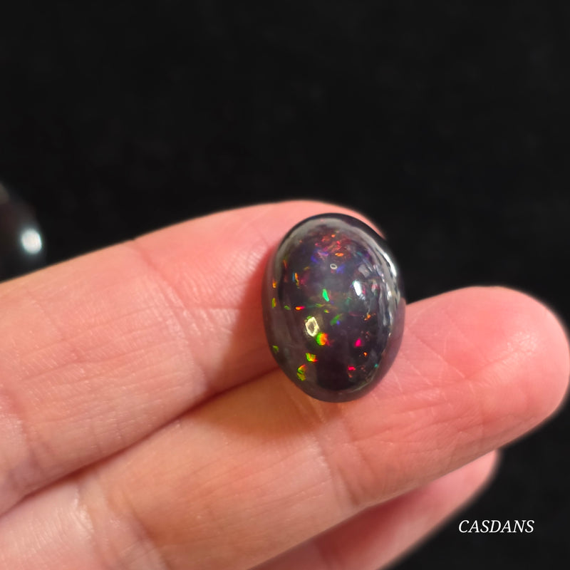 Smoked Ethiopian Opal Cabochon