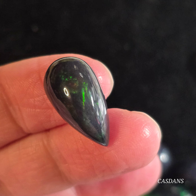 Smoked Ethiopian Opal Cabochon (IMPERFECT)