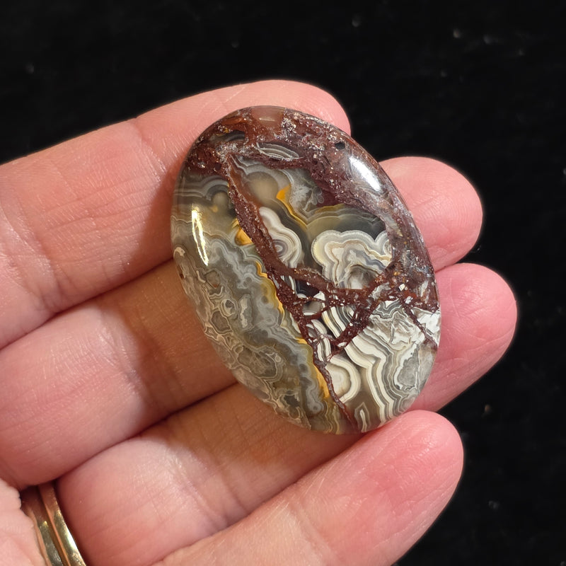 Crazy Lace Agate Cabochon