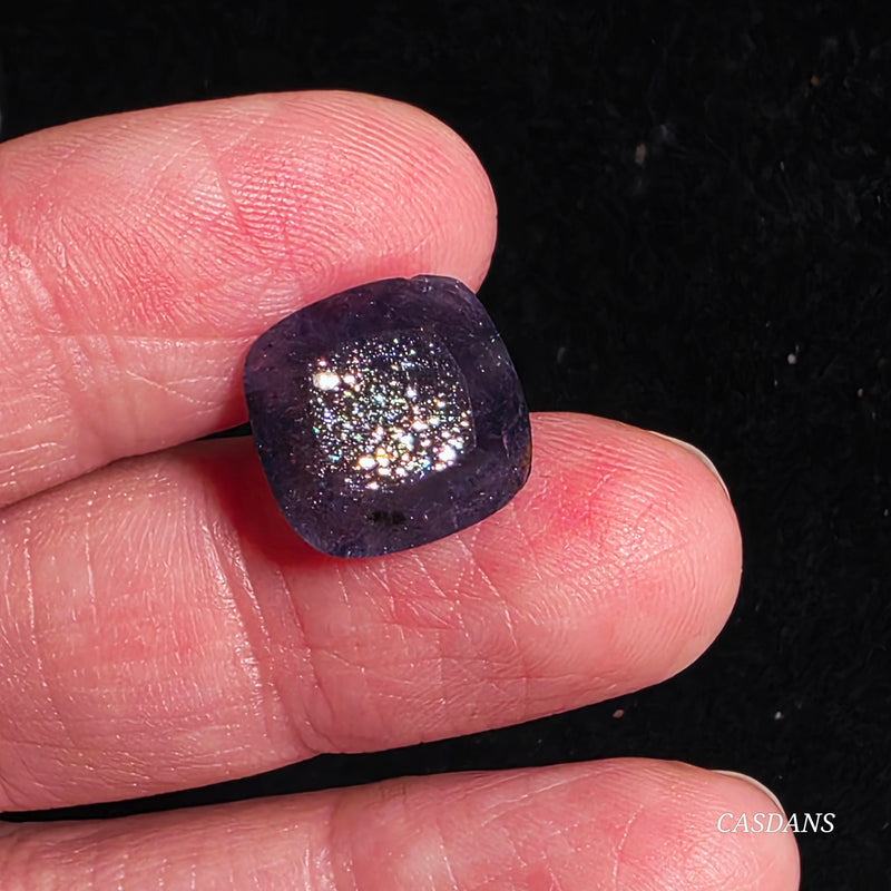 iolite Sunstone Facet