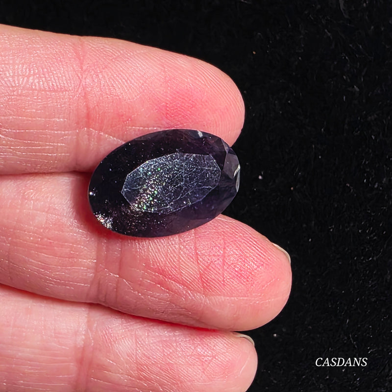 iolite Sunstone Facet