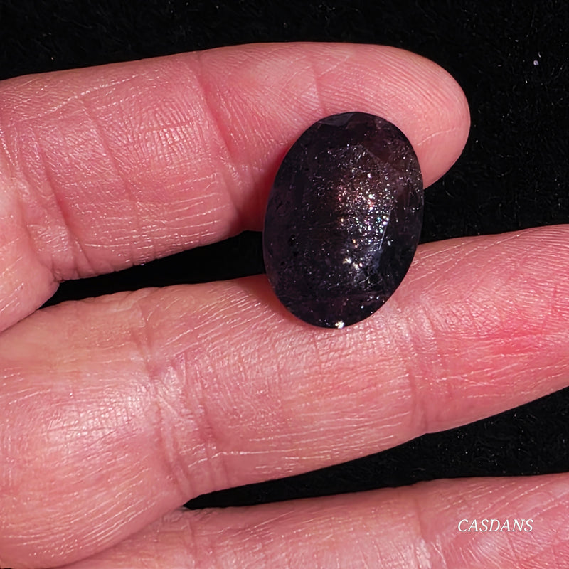 iolite Sunstone Facet
