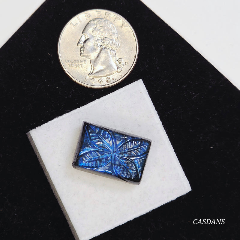 Carved Labradorite Cabochon