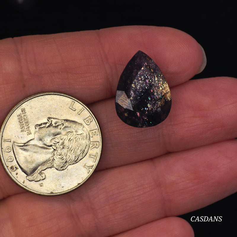iolite Sunstone Facet