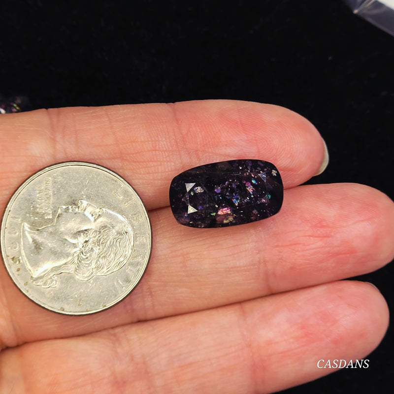 iolite Sunstone Facet