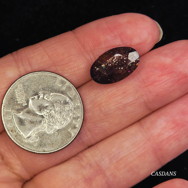 iolite Sunstone Facet