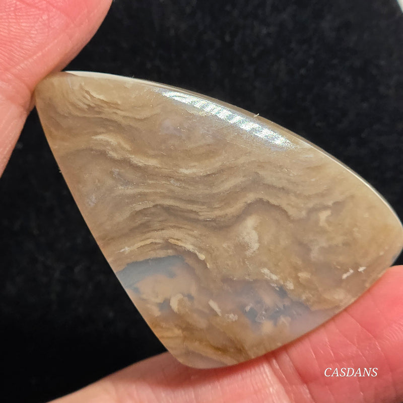 Plume Agate Cabochon