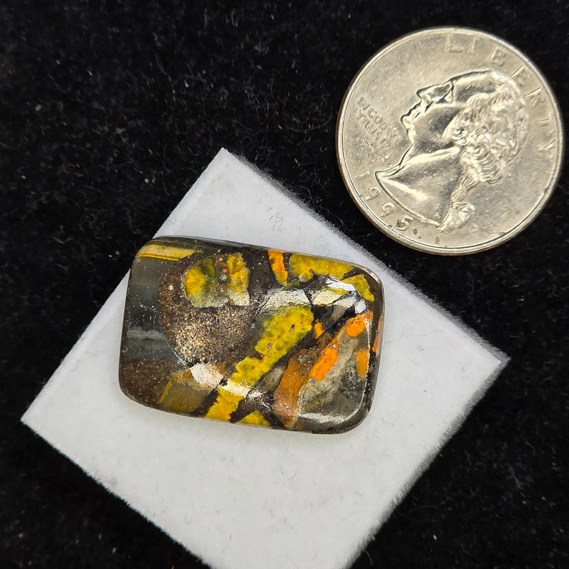 Bumblebee Jasper Copper Composite Cabochon