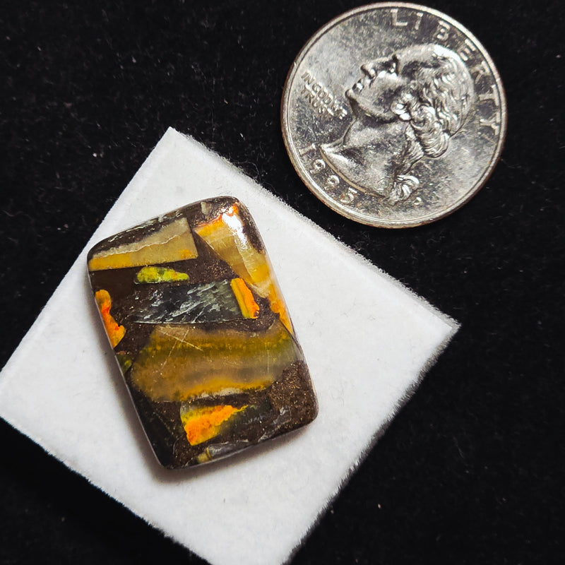 Bumblebee Jasper Copper Composite Cabochon