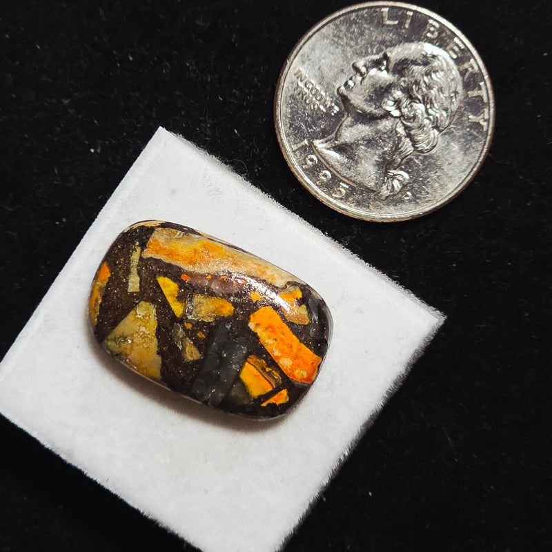 Bumblebee Jasper Copper Composite Cabochon