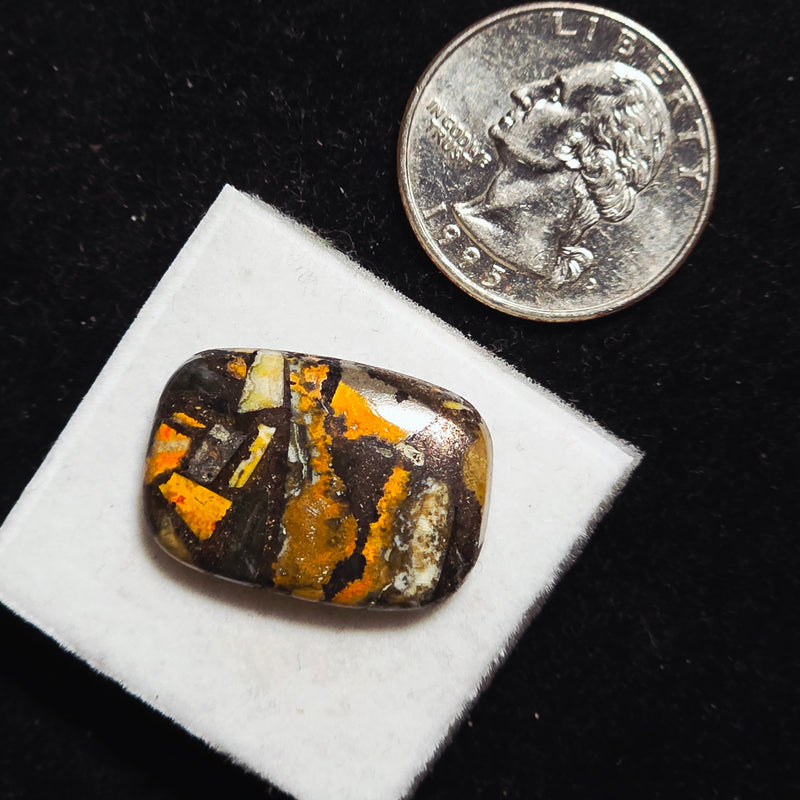 Bumblebee Jasper Copper Composite Cabochon