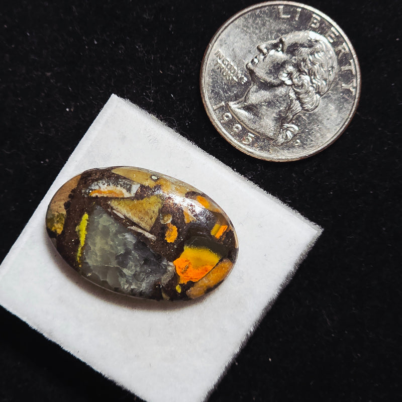 Bumblebee Jasper Copper Composite Cabochon