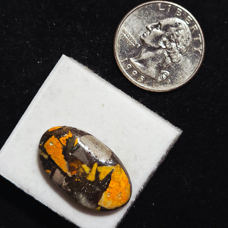 Bumblebee Jasper Copper Composite Cabochon