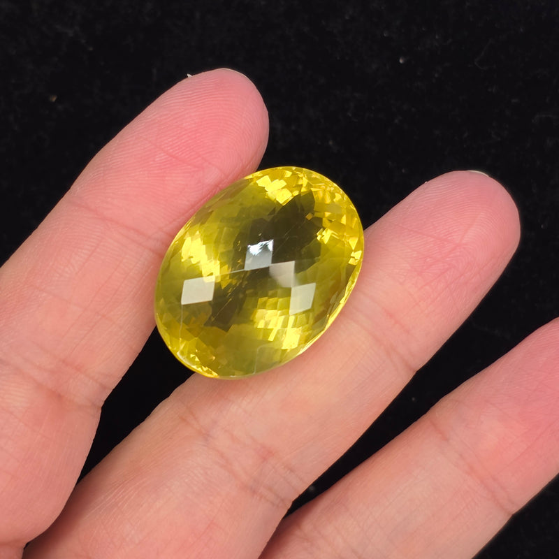 Lemon Quartz Facet