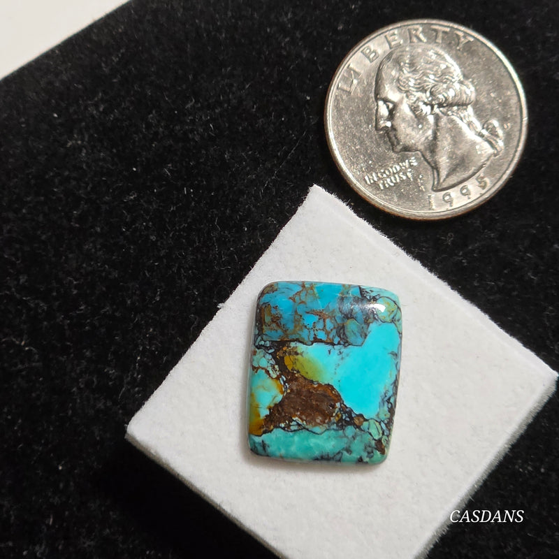 Kingman Turquoise Composite Cabochon