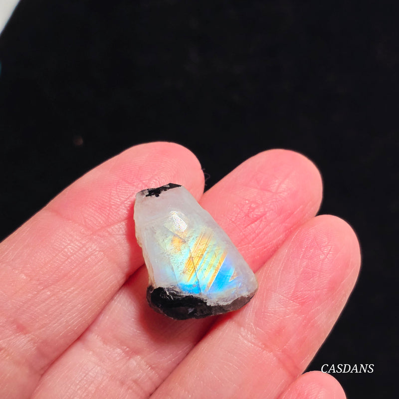 Rainbow Moonstone Slice