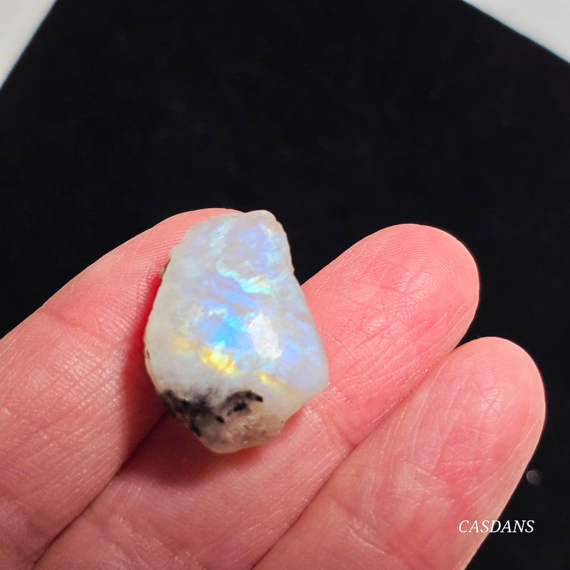 Rainbow Moonstone Slice