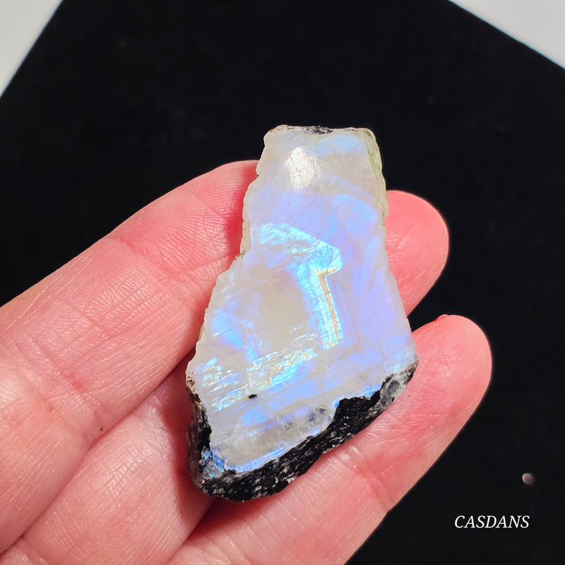 Rainbow Moonstone Slice