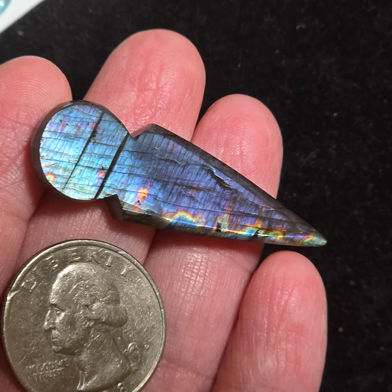 Labradorite Kunai
