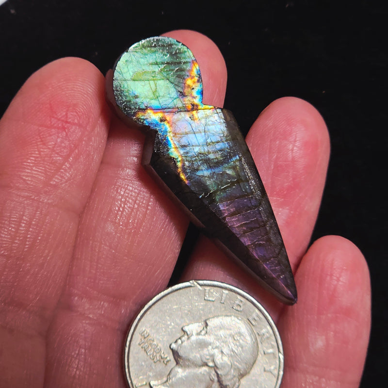 Labradorite Kunai