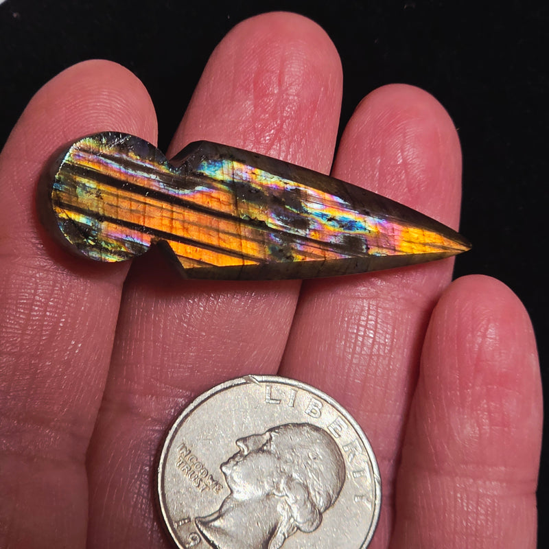 Labradorite Kunai