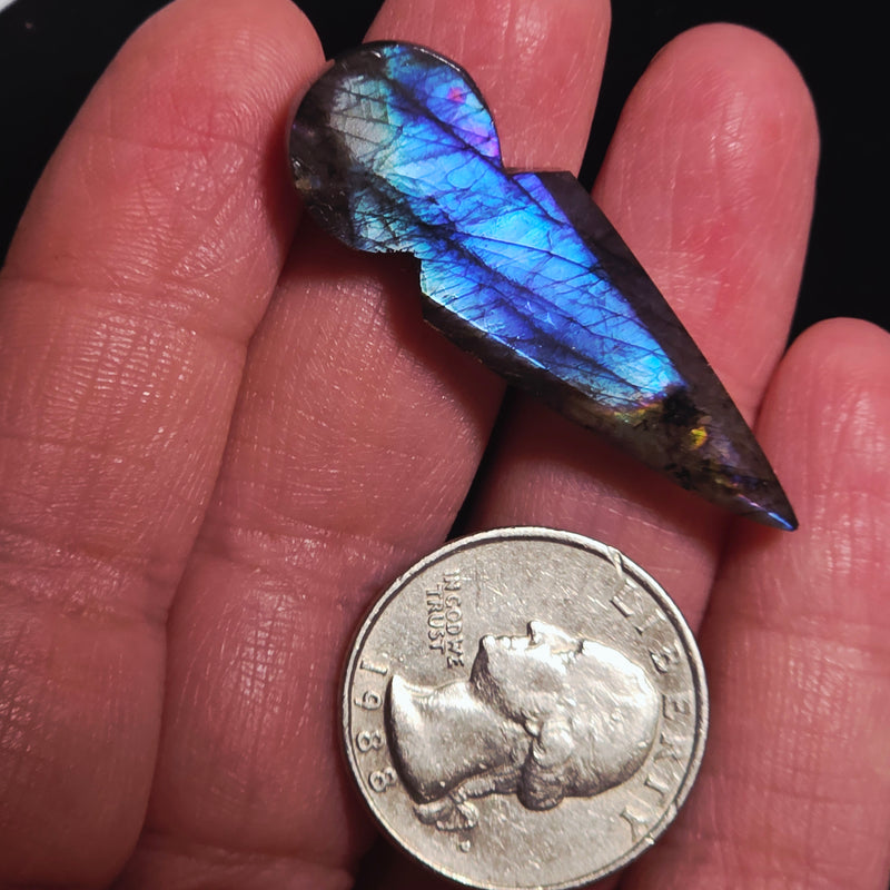 Labradorite Kunai