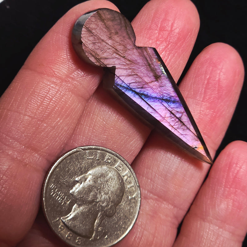 Labradorite Kunai