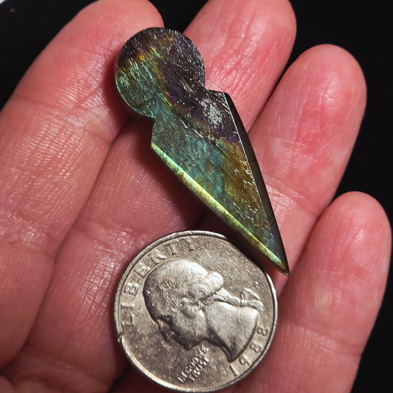 Labradorite Kunai