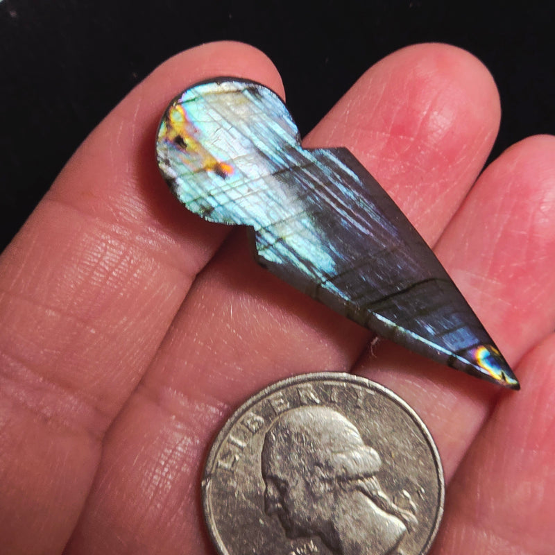Labradorite Kunai