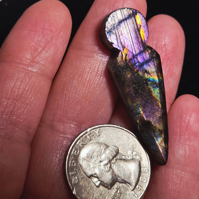 Labradorite Kunai
