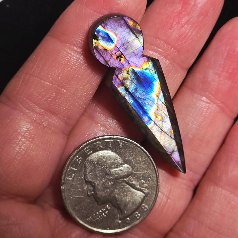 Labradorite Kunai