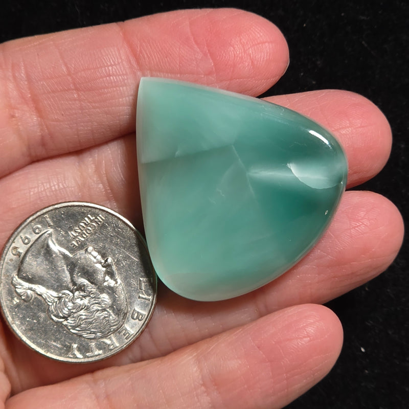 Chatoyant Glass Cabochon