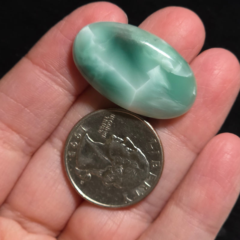 Chatoyant Glass Cabochon