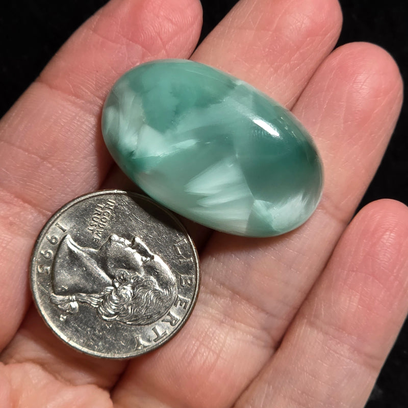 Chatoyant Glass Cabochon
