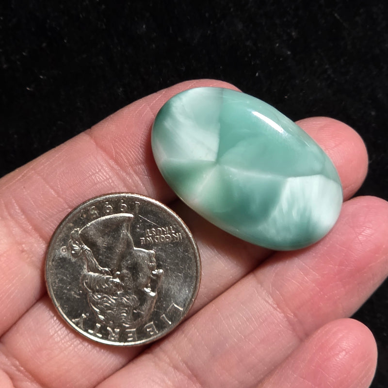 Chatoyant Glass Cabochon