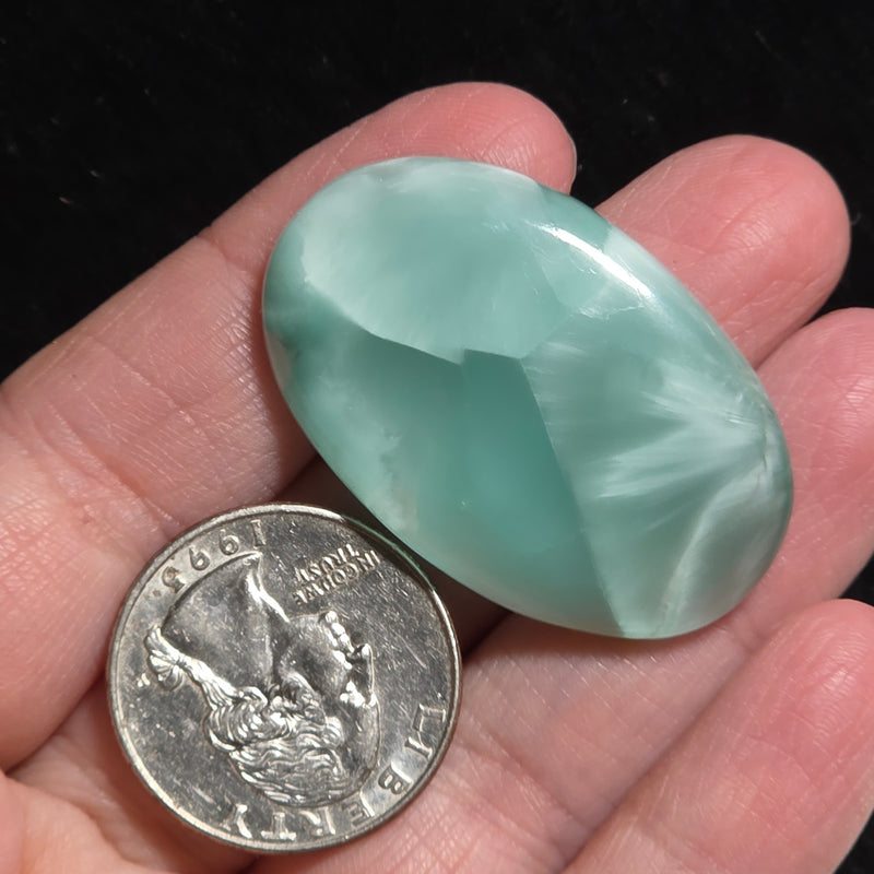 Chatoyant Glass Cabochon