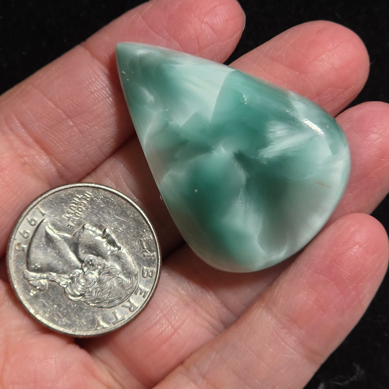 Chatoyant Glass Cabochon